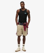 Contrast Script Vest