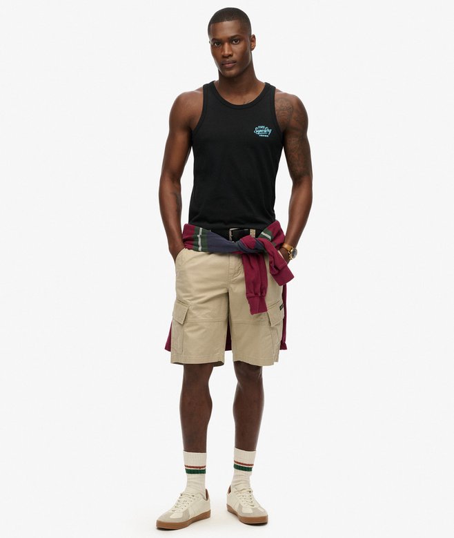 Contrast Script Vest