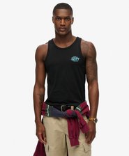 Contrast Script Vest