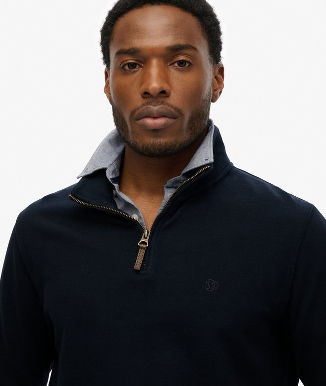 Classic Essential Half Zip Sweatshirt More Colours Available Price £24.99 Price reduced from £49.99 to You Save 50%