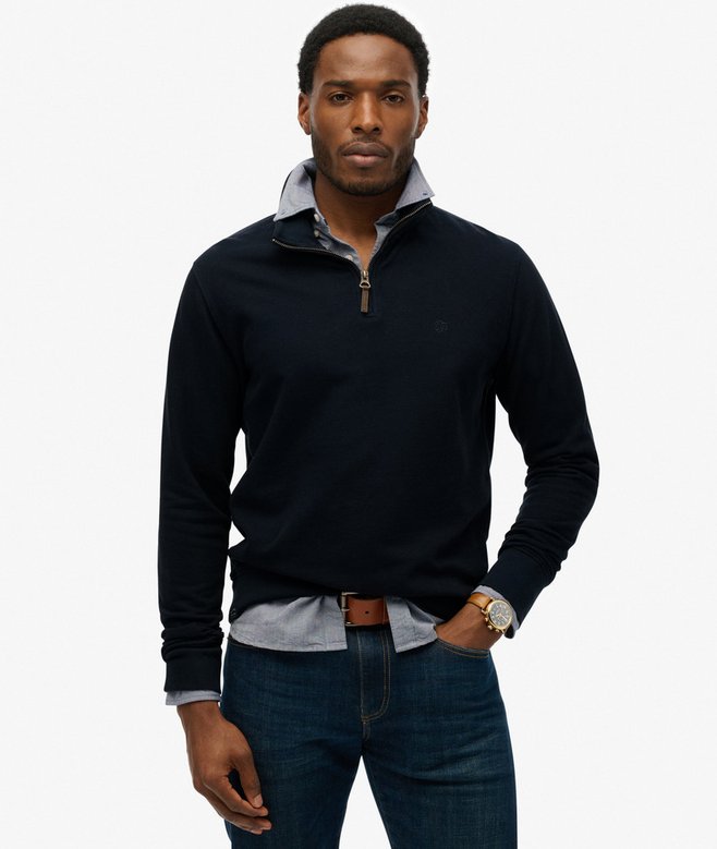 Classic Essential Half Zip Sweatshirt More Colours Available Price £24.99 Price reduced from £49.99 to You Save 50%