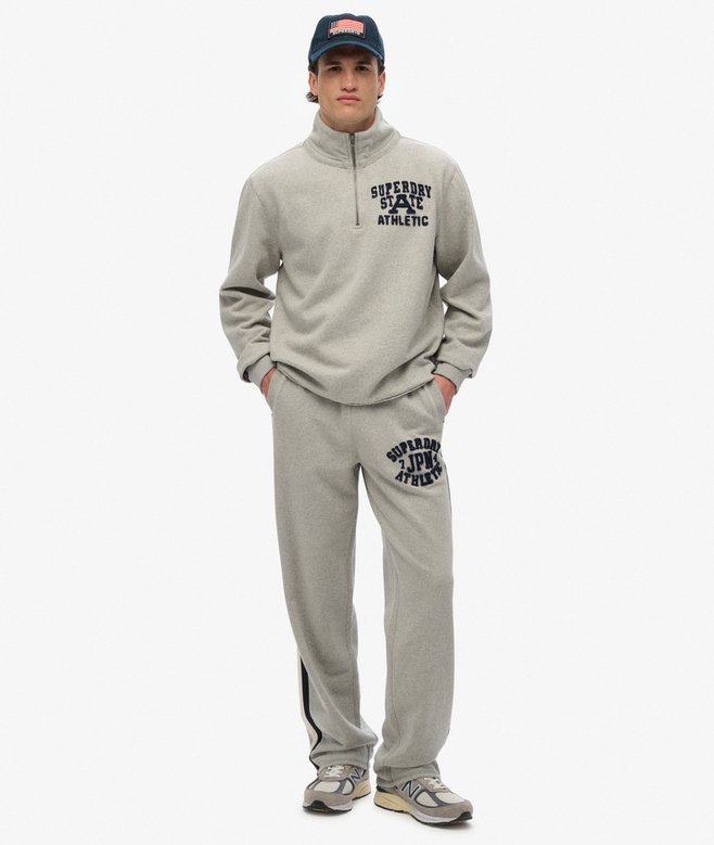 Vintage Athletic Half Zip Jumper More Colours Available Price £32.49 Price reduced from £64.99 to You Save 50%