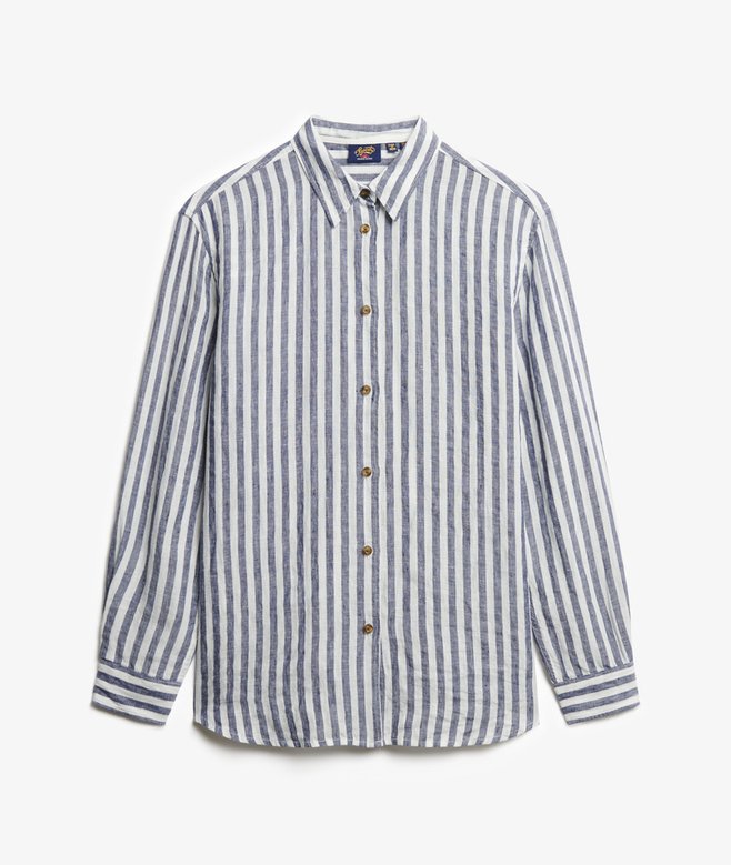 Casual Linen Boyfriend Shirt