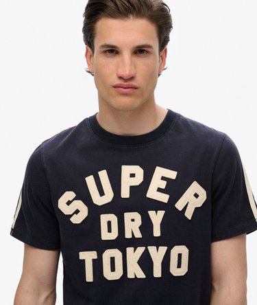 Vintage Athletic Stripe T-Shirt Image 3