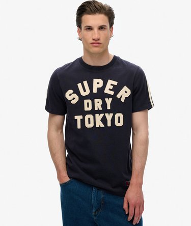 Vintage Athletic Stripe T-Shirt Image 1