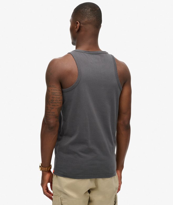Contrast Script Vest