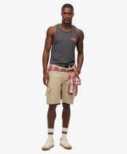Contrast Script Vest