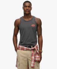 Contrast Script Vest
