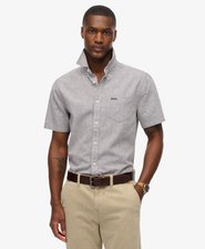 City Cotton Linen Short Sleeve Shirt