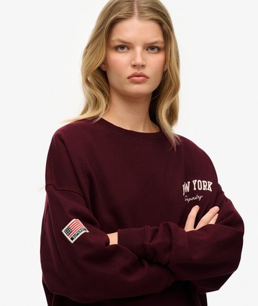 Athletic Essentials Relaxed Crew Sweatshirt Image 3
