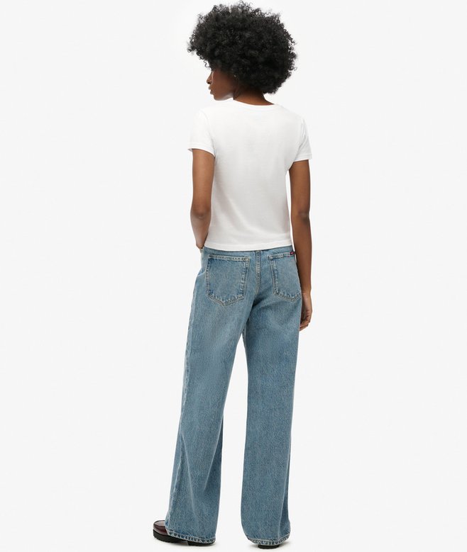 Organic Cotton Wide Leg Jeans (8) 4 out of 5 stars, 8 reviews More Colours Available Price £45.49 Price reduced from £64.99 to You Save 30%