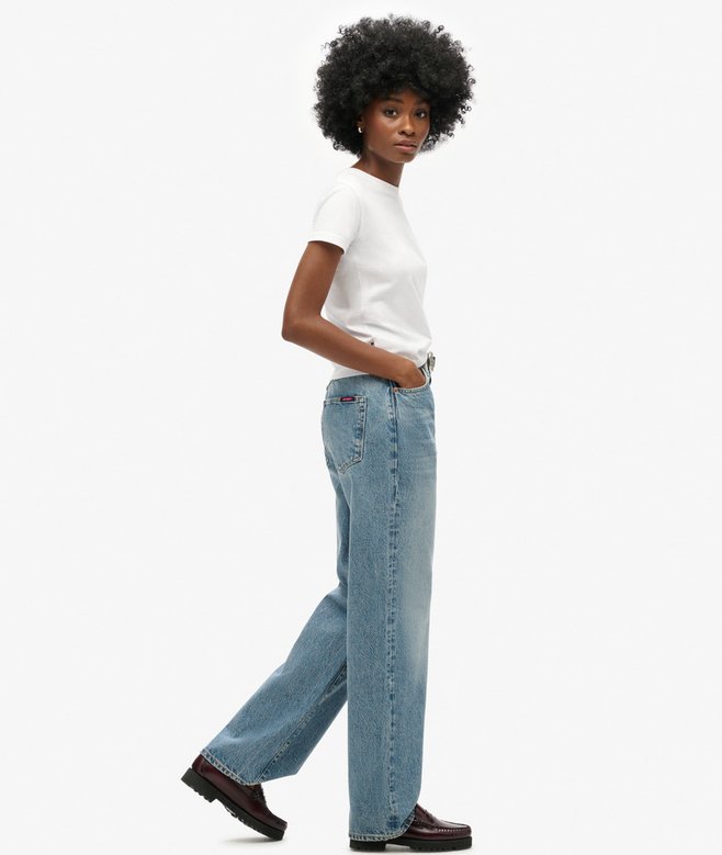 Organic Cotton Wide Leg Jeans (8) 4 out of 5 stars, 8 reviews More Colours Available Price £45.49 Price reduced from £64.99 to You Save 30%