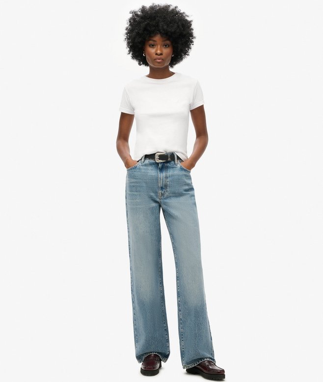 Organic Cotton Wide Leg Jeans (8) 4 out of 5 stars, 8 reviews More Colours Available Price £45.49 Price reduced from £64.99 to You Save 30%