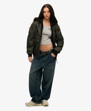 Oversized Military MA1 Bomber Jacket