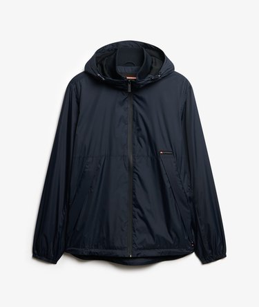 Windbreakerjas met capuchon en logo Image 6