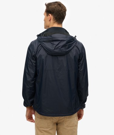 Windbreakerjas met capuchon en logo Image 5