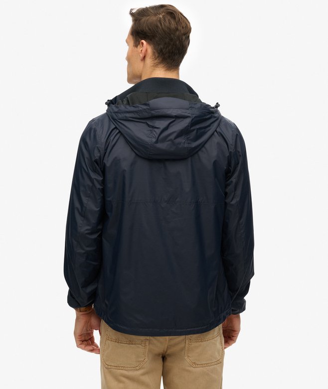 Hooded Logo Windbreaker Jacket