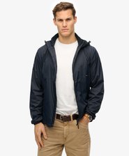 Hooded Logo Windbreaker Jacket