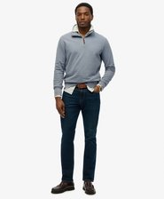 Klassischer Essential Pullover mit halblangem Reißverschluss