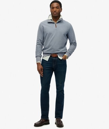 Klassischer Essential Pullover mit halblangem Reißverschluss Image 2