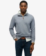 Klassischer Essential Pullover mit halblangem Reißverschluss