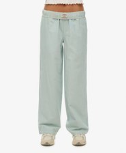 Cotton Stripe Elasticated Trousers