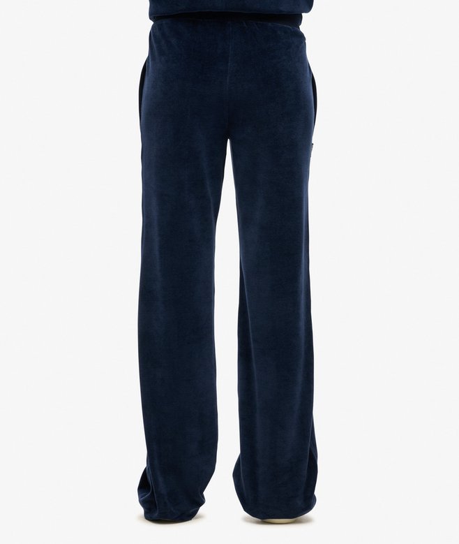 Velour Wide Leg Joggers