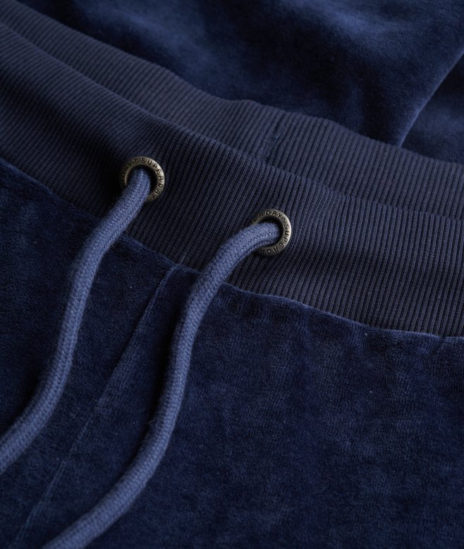 Velour Wide Leg Joggers