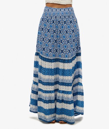 Printed Maxi Skirt Image 1