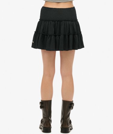 Tiered Jersey Mini Skirt Image 3