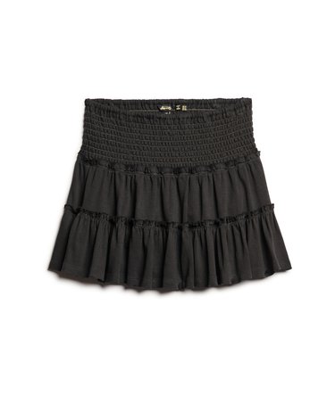 Tiered Jersey Mini Skirt Image 6
