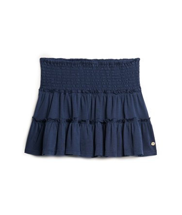 Tiered Jersey Mini Skirt Image 6