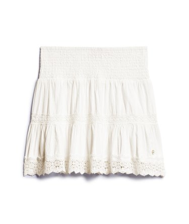 Ibiza Lace Mix Mini Skirt Image 9