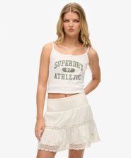 Ibiza Lace Mix Mini Skirt