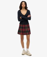 Check Mini Skirt