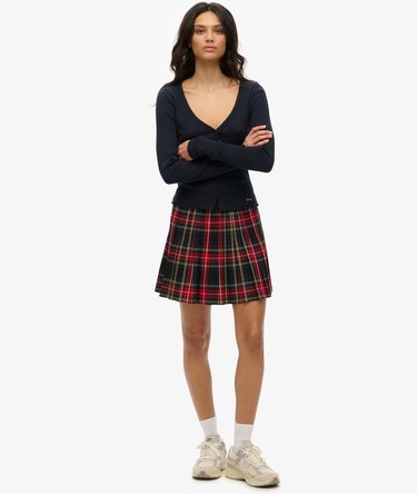 Check Mini Skirt Image 2