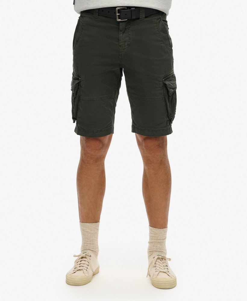 mens Core Cargo Shorts in Surplus Goods Olive Green | Superdry US