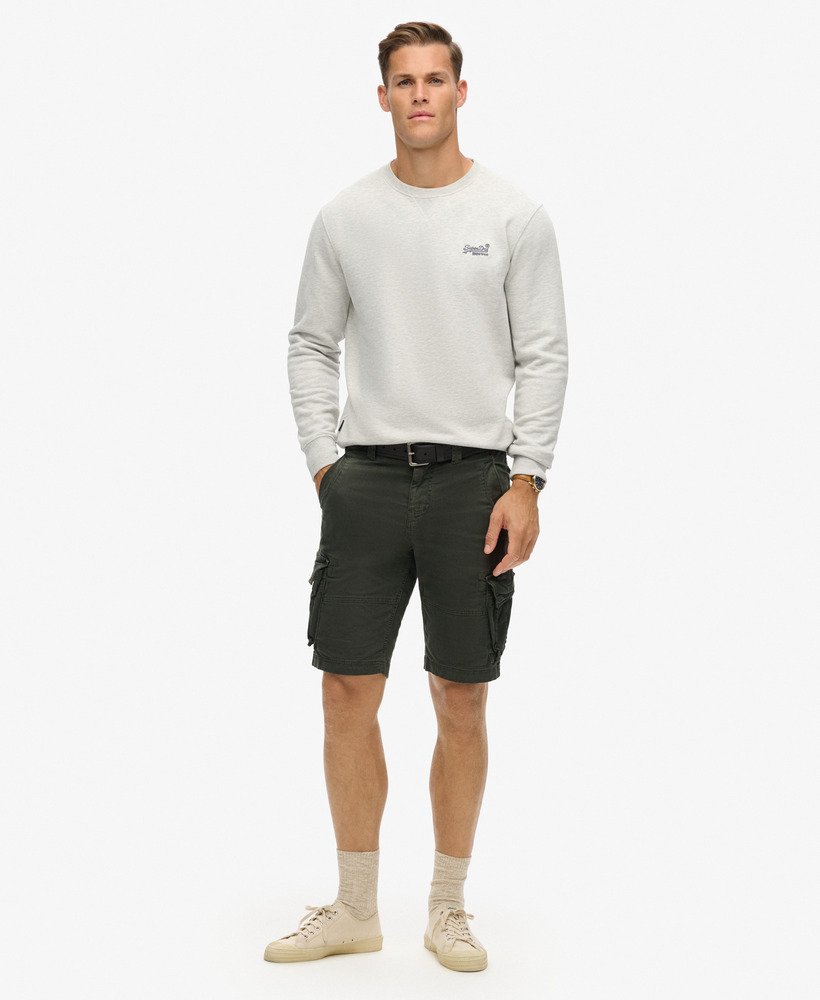 mens Core Cargo Shorts in Surplus Goods Olive Green | Superdry US