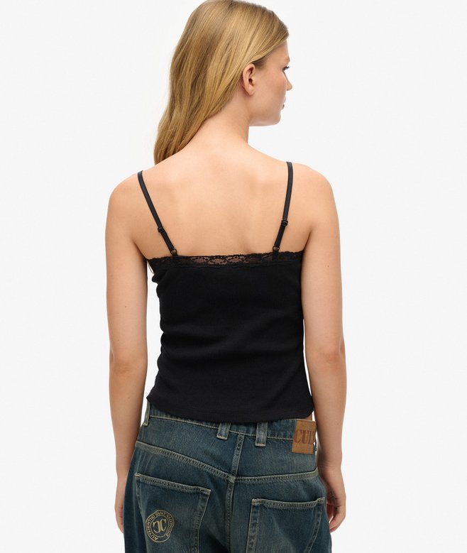 Essential Lace Trim Cami Top