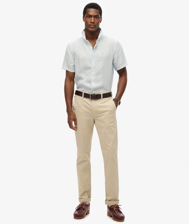 SD Embroidered Vacation Linen Shirt Image 2