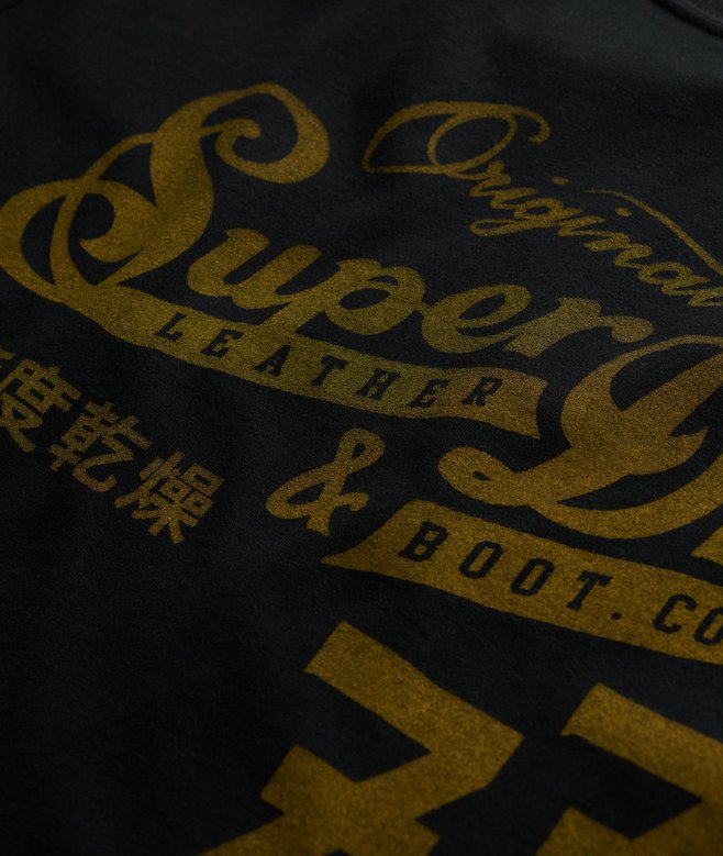 Leather & Boot Co Script T-Shirt