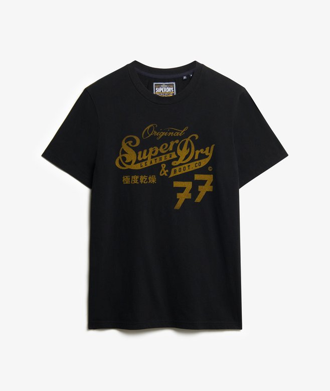 Leather & Boot Co Script T-Shirt