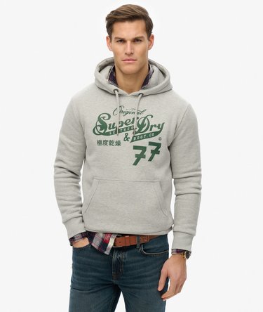 Leather & Boot Co-hettegenser med skrift Image 1