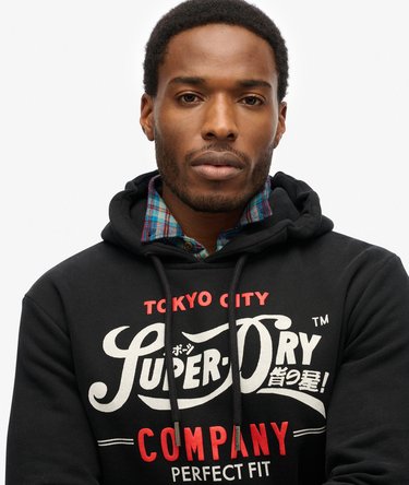 Perfect Fit Hoodie mit Schriftzug Image 3