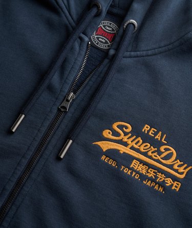 Kapuzenjacke mit gesticktem Vintage Logo Image 5