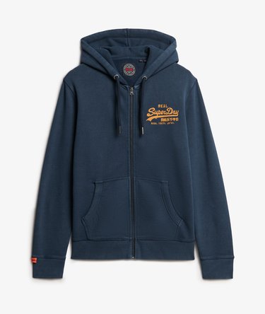 Kapuzenjacke mit gesticktem Vintage Logo Image 6