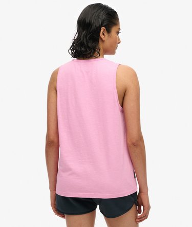 Essential Logo Garment Dye Vest Top Image 4