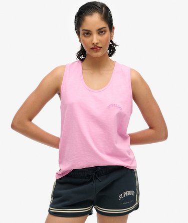 Essential Logo Garment Dye Vest Top Image 1