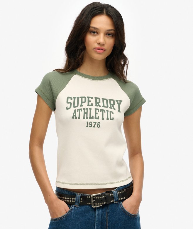 Athletic Essentials Raglan Cap Sleeve T-Shirt