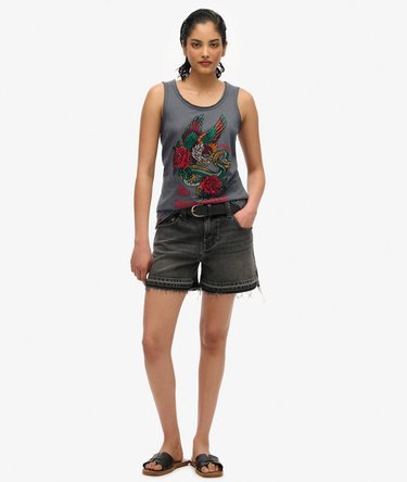Neo Trad Tattoo Scoop Neck Tank Top Image 2